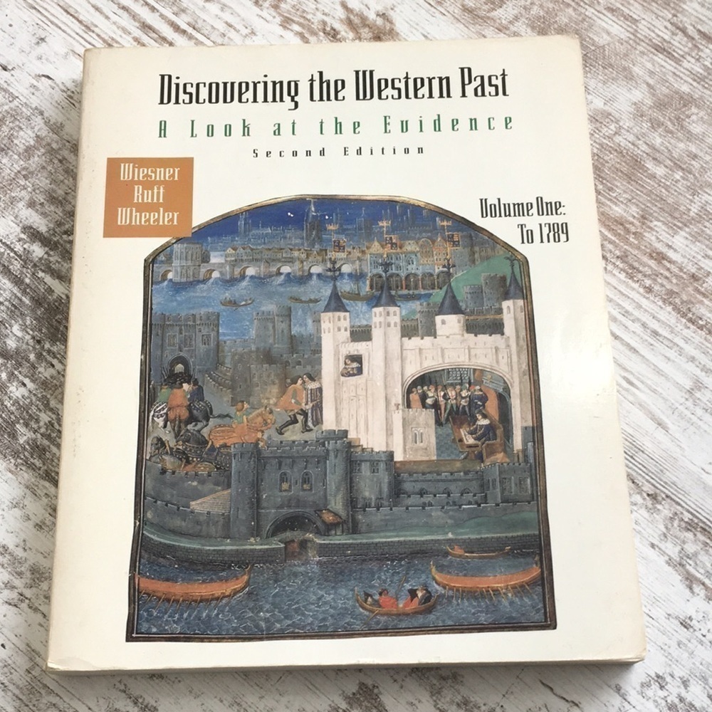 Discovering The Western Past Volume 1 Book Second Edition 1993 Houghton Mifflin